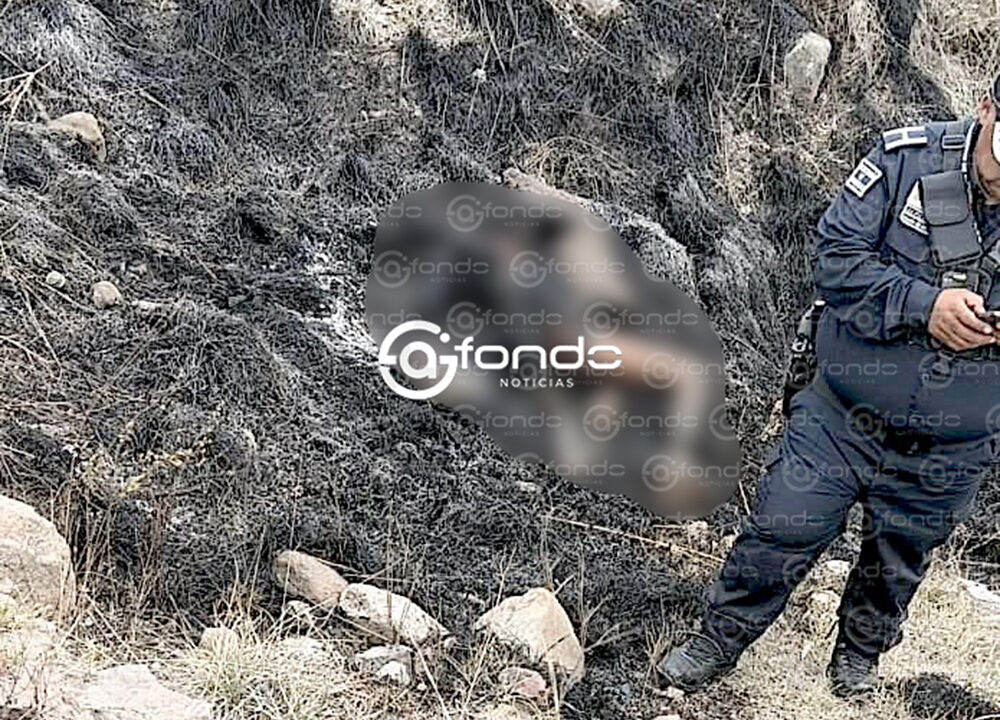 TERROR. Encuentran el cuerpo calcinado de un joven; solo quedó un tenis blanco