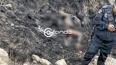 TERROR. Encuentran el cuerpo calcinado de un joven; solo quedó un tenis blanco