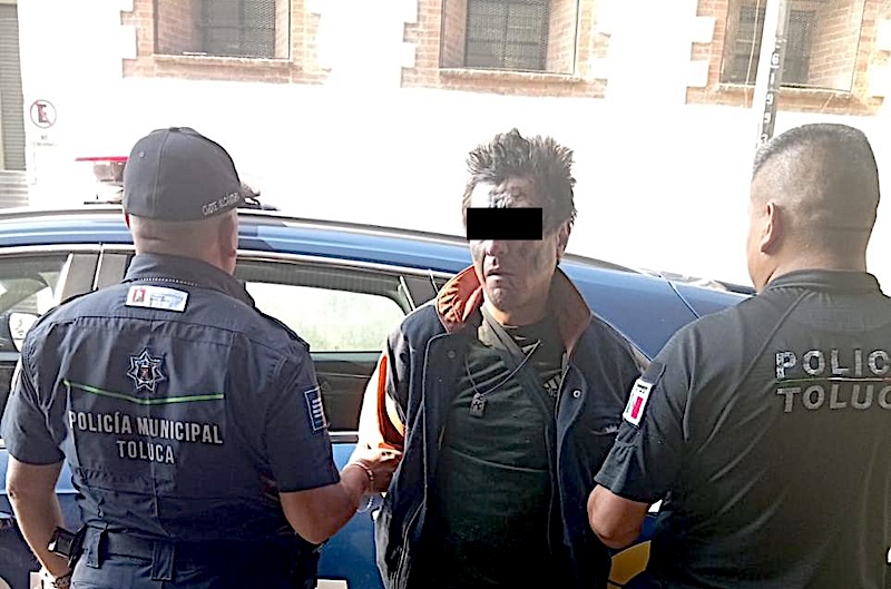 DELINCUENTE. Mario fue detenido  en Toluca por drogarse en la vía pública y resultó un criminal peligroso
