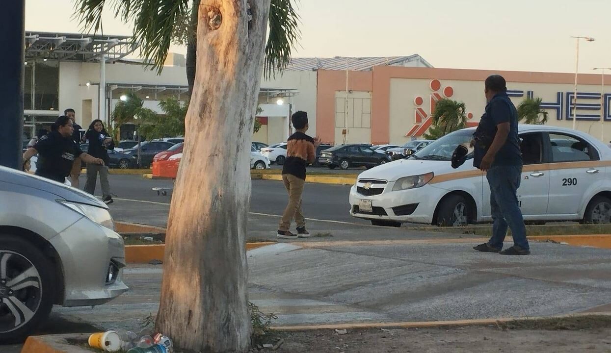 VIDEO: Cientos de abejas atacan a clientes y vendedores en una plaza comercial