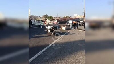URGENTE: Diez personas cierran y colapsan la circulación en la autopista México Pachuca
