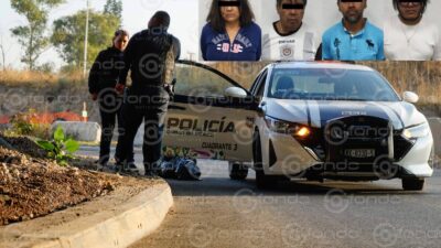HOMICIDAS. Tres sujetos y una mujer usaron una solitaria zona para dejar un cuerpo embolsado
