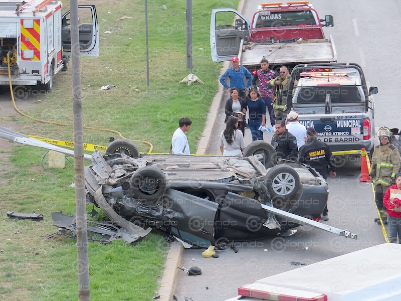 DRAMA. César tenía 50 años; murió al incrustar su automóvil en la barra de contención de la México – Toluca