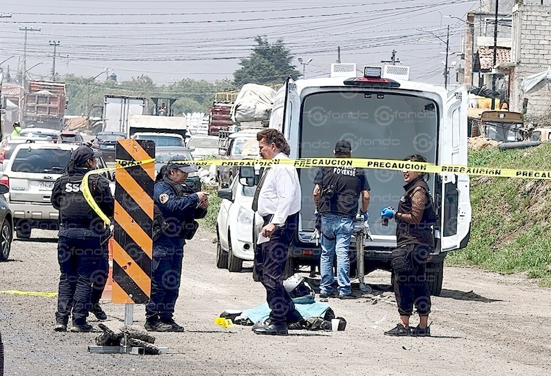 LAMENTABLE. Trabajos de pavimentación provocan la muerte de un motociclista