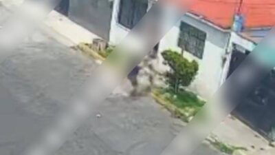 VIDEO: Señora sufre brutal ataque de un perro pitbull; el dueño se hace ‘el occiso’