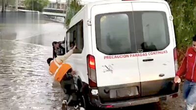 ALERTA. Colapsa Ecatepec por las lluvias; promesas de acabar con inundaciones fueron puro cuento