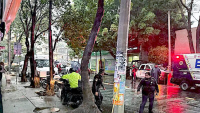ACRIBILLADO. Jorge Luis manejaba una motocicleta BMW cuando lo asesinaron a balazos