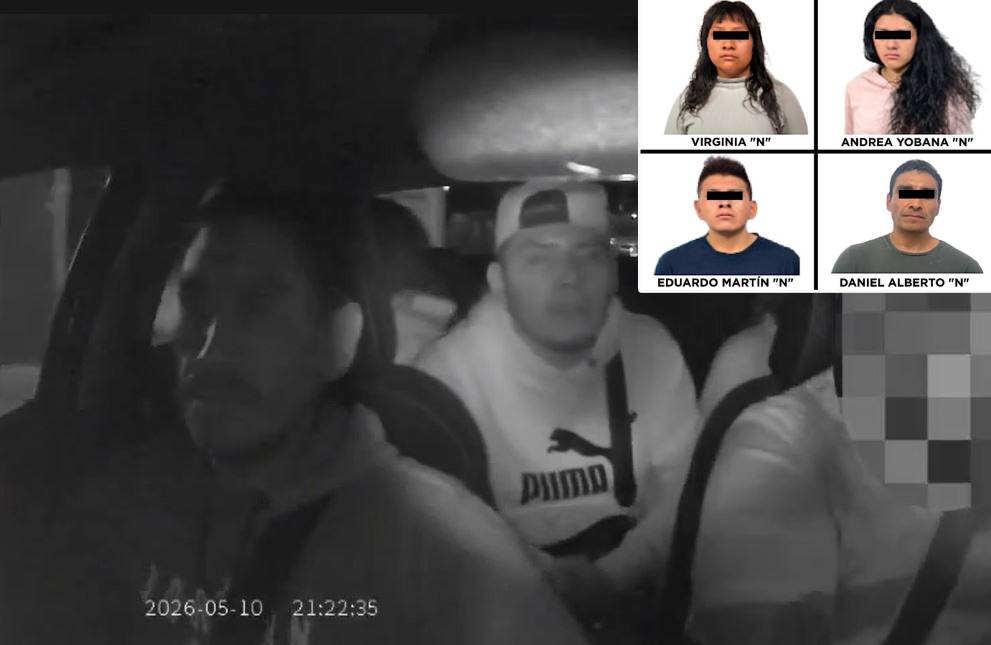 VIDEO. Caen asaltantes que amenazaron a un conductor de app; son de la banda ‘Los Morris’