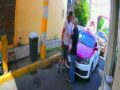 VIDEO: ‘¡Ando drogado!’; sujeto da brutal golpiza a un vigilanete porque le pidió sus datos