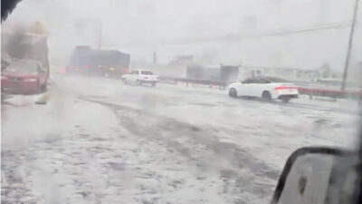 VIDEO. Lluvia y granizo de esta tarde provocan graves inundaciones al oriente de la ciudad