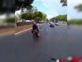 VIDEO. Criminal en motocicleta dispara cerca del edificio de la Fiscalía General de la República