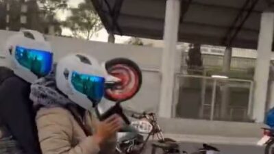 VIDEO. Donovan solía pasear armado en moto hasta que lo agarraron