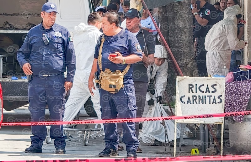 BALACERA. Un hombre estaba comiendo unos tacos de carnitas cuando fue asesinado de 9 disparos