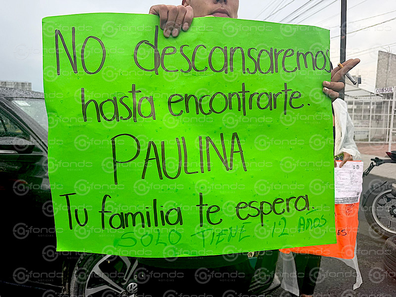 TERRIBLE. Desaparece Paulina Maritza de 12 años; la Fiscalía de dice a sus padres que ‘regresen el lunes’