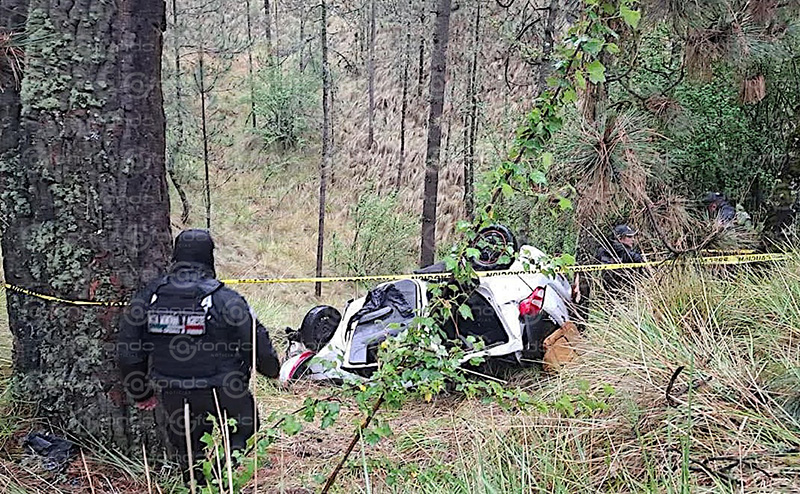 ACCIDENTE. Iban bajando del volcán en un Beat y se fueron a un barranco; hay dos muertos