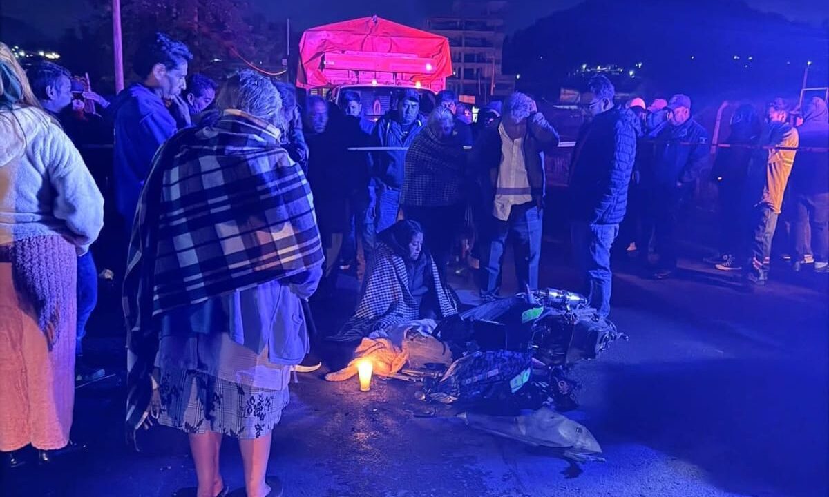 TRAGEDIA. Jaciel viajaba de noche en motoneta con su bebé; ambos murieron al ser arrollados