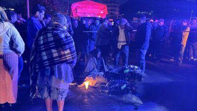 TRAGEDIA. Jaciel viajaba de noche en motoneta con su bebé; ambos murieron al ser arrollados