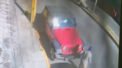 VIDEO: ‘Moka’ escapó de casa y un sujeto desalmado se la llevó en una camioneta