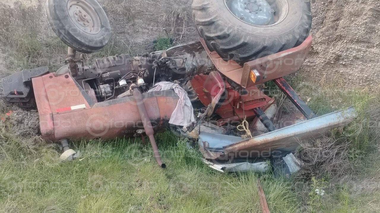 DESGARRADOR: Don Rosario tenía 88 años y trabajaba en su tractor cuando murió aplastado