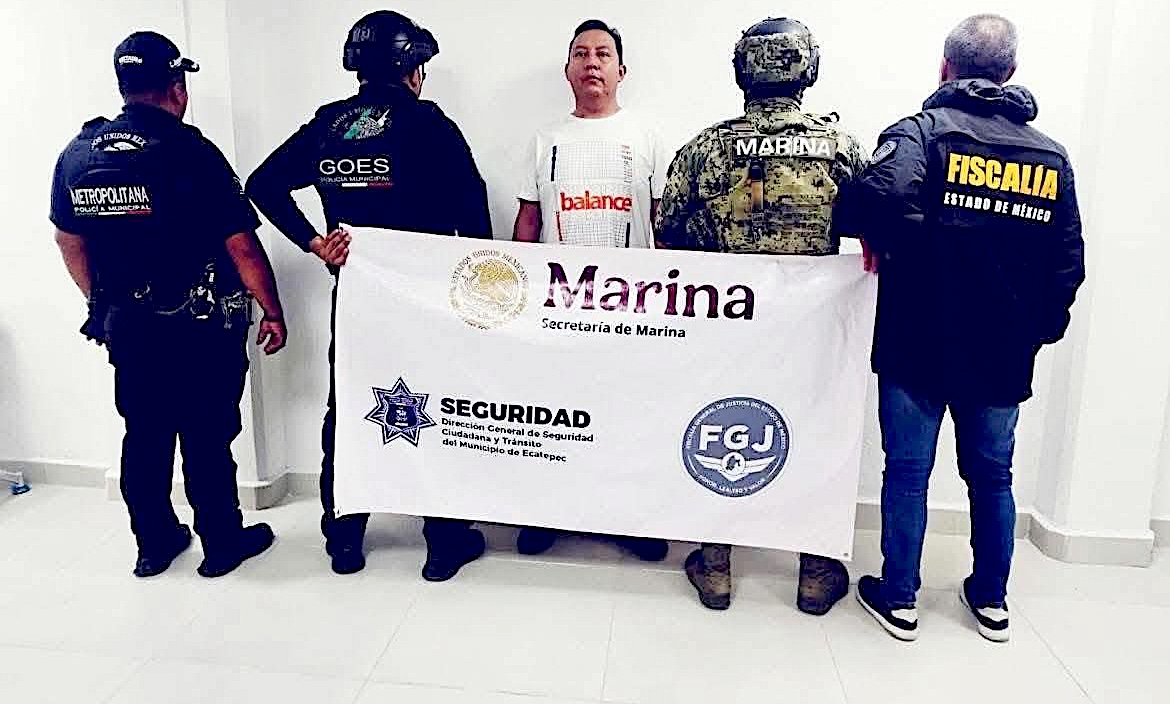 DELINCUENCIA. Detienen a líder de sindicato criminal USON, ligado a presidenta municipal de Ecatepec