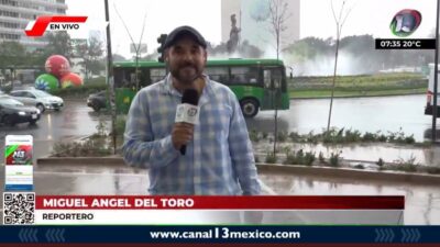 VIDEO: ‘¡Ay, Miguel!’; reportero sufre curiosa e impactante caída en vivo