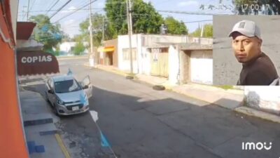 VIDEO: ‘¡Hijo de…!’; dueño de auto sorprende, ahuyenta y corretea a un ladrón