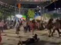VIDEO: Borracho arma pelea durante baile popular y dispara a dos personas