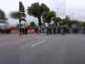 URGENTE: Marcha de la CNTE avanza al Estadio Ciudad de México; cientos de policías los esperan