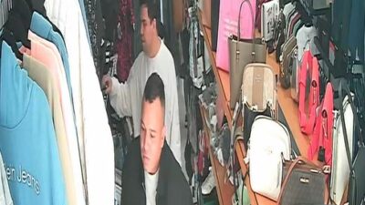 VIDEO. ‘¡Alerta!’; surge otro video del trío de farderos que roban en tiendas de ropa en Edomex