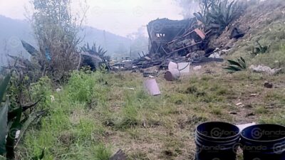ÚLTIMA HORA. Mueren dos personas por explosión de polvorín clandestino en Edomex