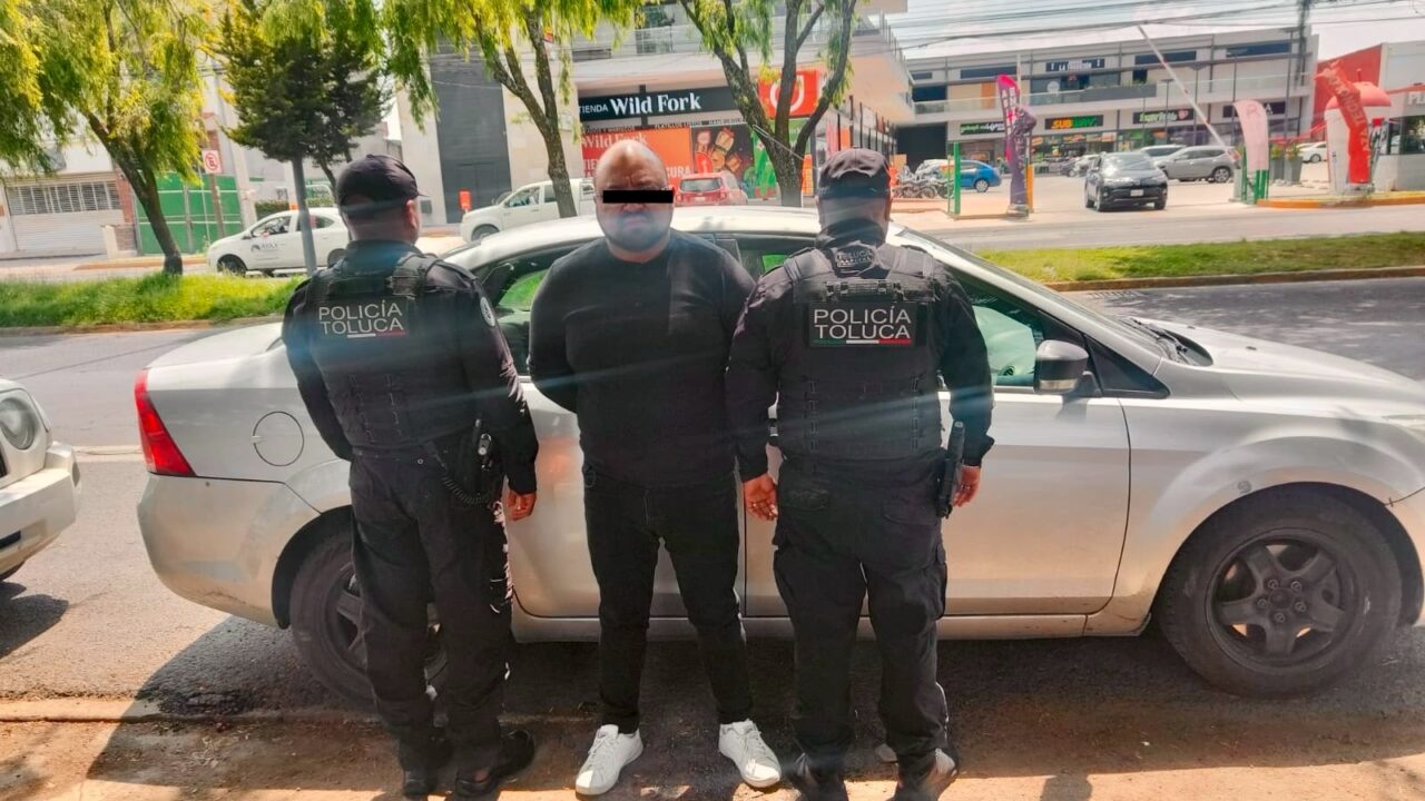 OPERATIVO. Policía de Toluca captura a banda de robacoches; dos criminales intentaron sobornarlos