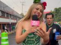VIDEO: Borracho acosa y toca a una reportera que transmitía en vivo afuera del estadio