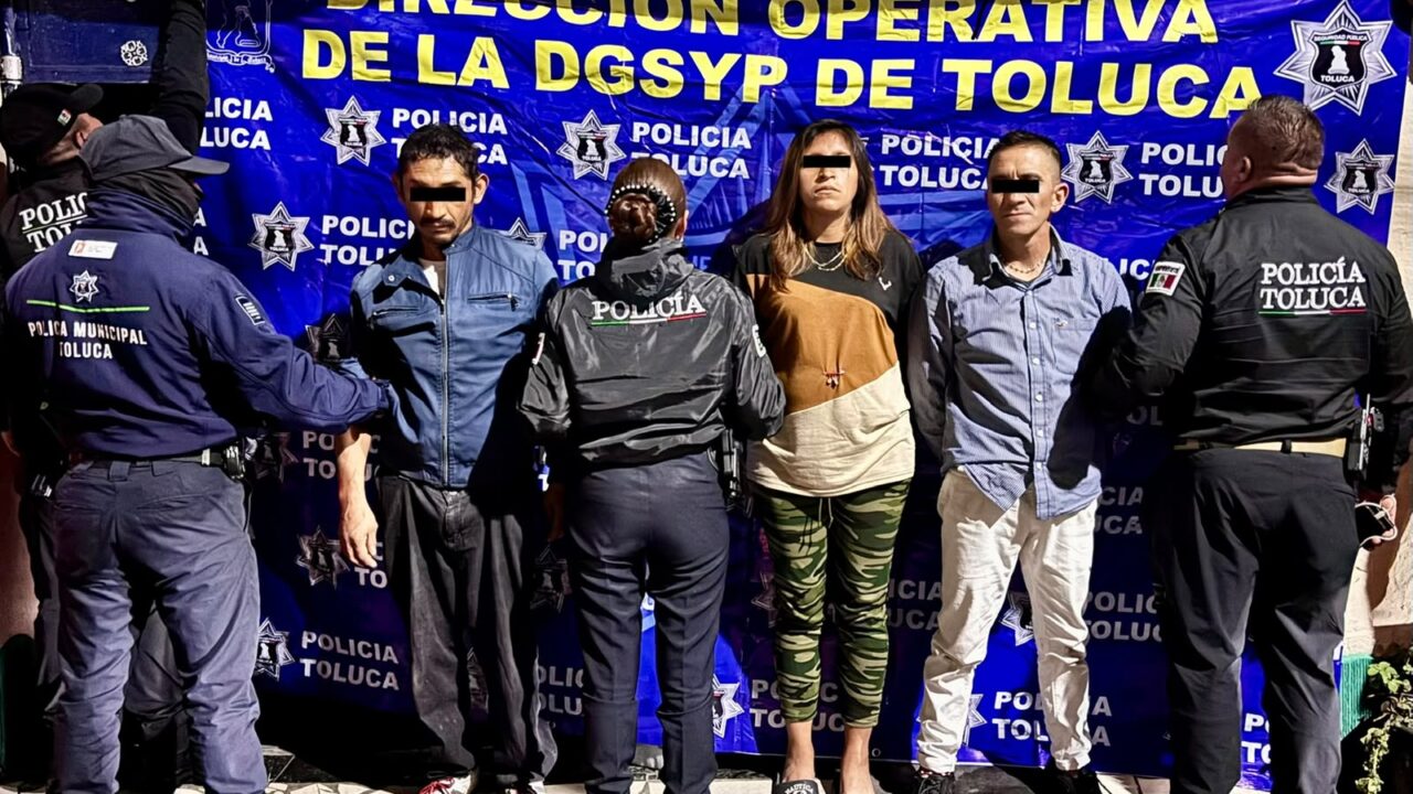 VIDEO. Policías de Toluca sacan de las calles a cuatro peligrosos criminales