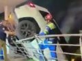 VIDEO: Joven cae con todo y camioneta desde el sexto piso de un edificio
