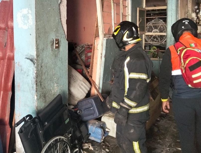 ALARMA: Abuelos preparaban el desayuno cuando su casa explotó; almacenaban thinner