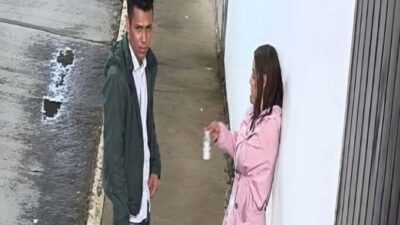 VIDEO: ‘Andabas de p…’; sujeto golpea en el rostro y amenaza a su novia