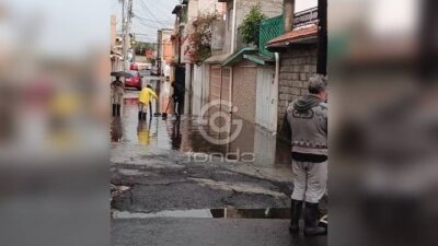 URGENTE: ‘Otra vez…’; lluvias  inundan calles de Ecatepec y vecinos temen un desastre