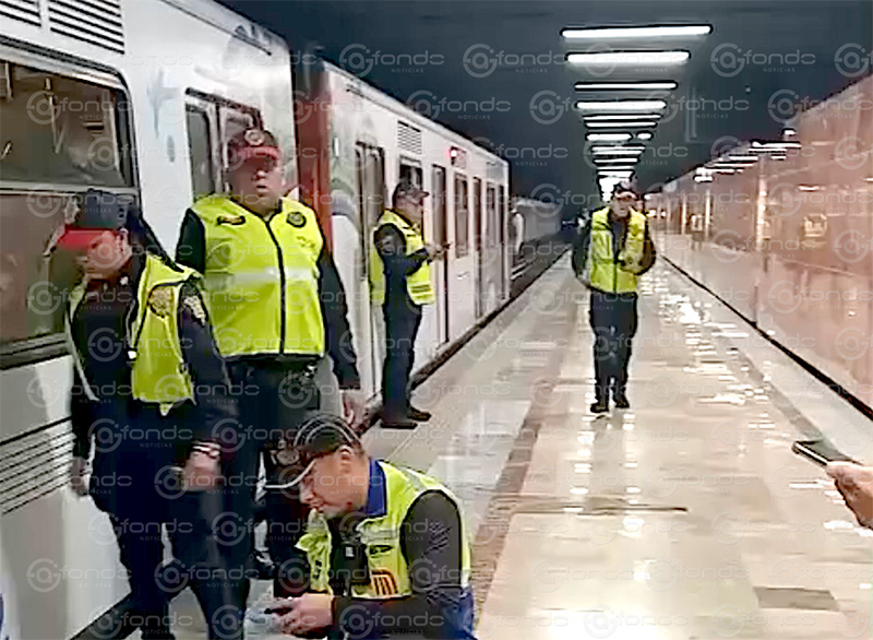 VIDEO. Hombre fue golpeado en la cabeza por el Metro en la estación Bellas Artes