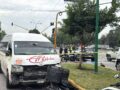 URGENTE: Biker caído al amanecer; motociclista muere impactado por una combi