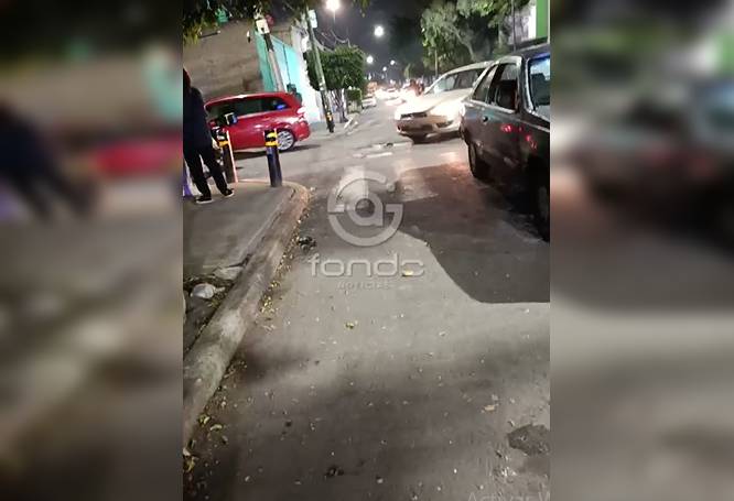 VIDEO: Policías arrollan y matan a un presunto delincuente que escapaba en moto