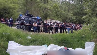 HORROR: Arrojan ocho cuerpos torturados junto a la carretera; dos eran mujeres