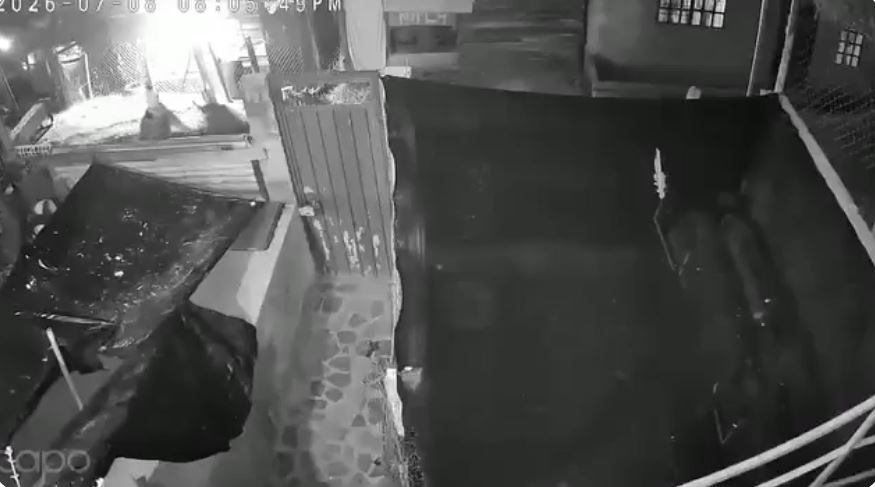 VIDEO: Broma pesada; sujeto disfrazado de payaso macabro aterroriza a vecinos