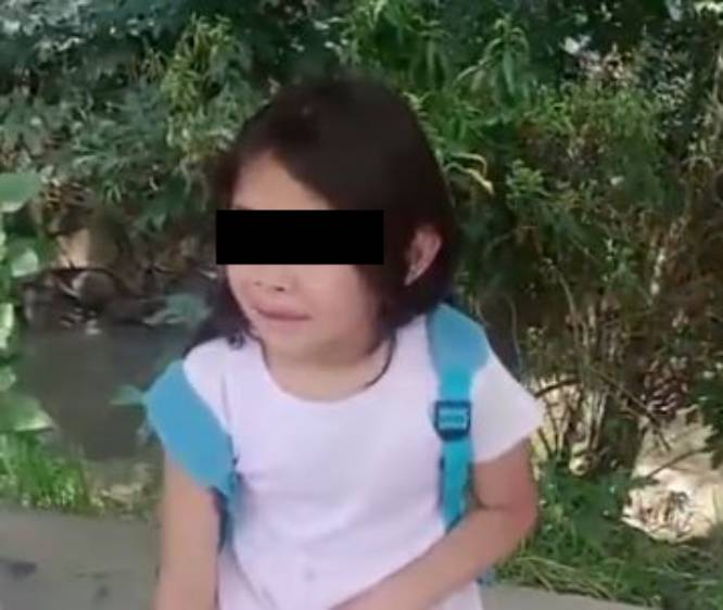 VIDEO: ‘¿Conocen a mi mamá?’; niña de 7 años con sus juguetes y dulces pide ayuda a taxistas