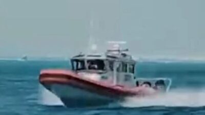 ATERRADOR: Turista cae de un crucero y se desata un operativo de rescate ‘de película’