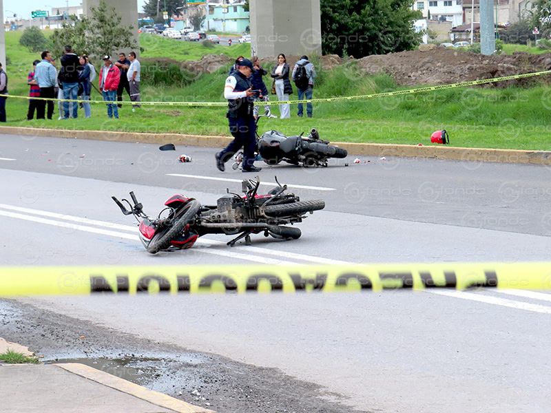 ACCIDENTE. Choque entre dos motocicletas deja un muerto y dos heridos en Edomex