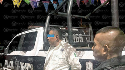 RATERO. Policía andaba robando a comerciantes con todo y uniforme; ya lo detuvieron