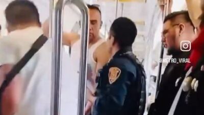 VIDEO: ‘¡La niña!’, vagonero con su hija y policía arman conflicto en estación del Metro