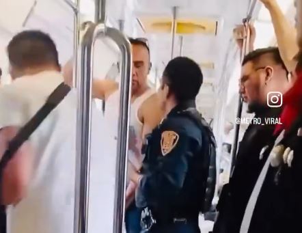 VIDEO: ‘¡La niña!’, vagonero con su hija y policía arman conflicto en estación del Metro