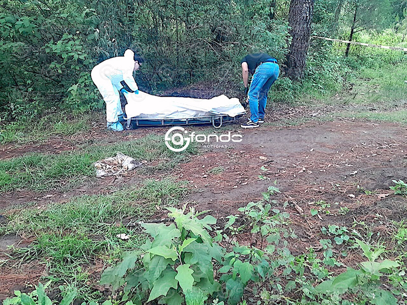 TERRIBLE. Abandonan el cuerpo calcinado de un hombre en zona boscosa del Edomex