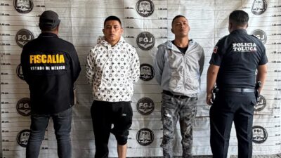 LACRAS: Dos sujetos aterrorizaban a estudiantes de la UNITEC y policías de Toluca los capturan